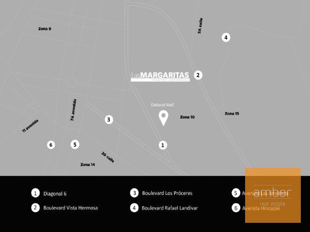 Oficinas en Las Margaritas, zona 10 - 1