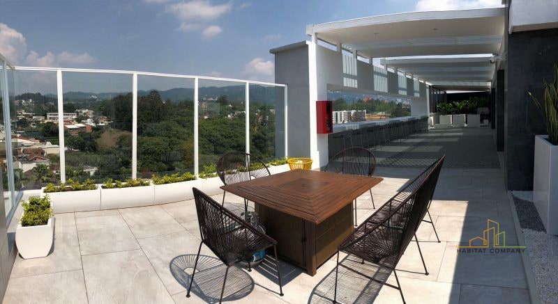 Apartamento 50 m2 Alquiler Zona 15 VH3 [Edificio Adamant] AMUEBLADO Y EQUIPADO - 8