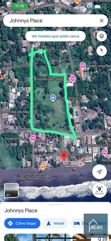 Terreno en venta en MONTERRICO ideal para desarrollar hotel (D) — Terreno en Venta en Costa Sur, Escuintla — foto 2 de 11