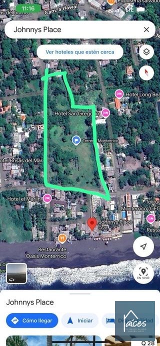 Terreno en venta en MONTERRICO ideal para desarrollar hotel (D) — Terreno en Venta en Costa Sur, Escuintla — miniatura 2 de 11