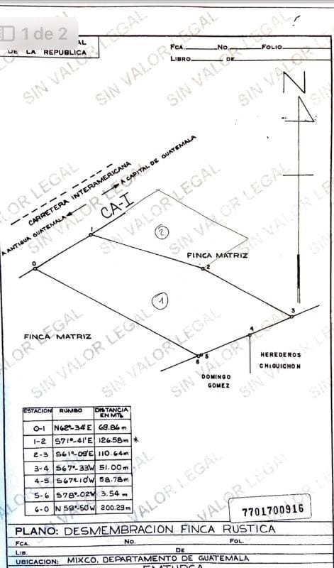 terreno en venta orilla de la interamericana por san lucas — Terreno en Venta en San Lucas Sacatepéquez, Sacatepéquez — foto 4 de 4