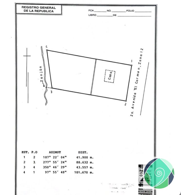 VENTA TERRENO, COLONIA EL CARMEN, ZONA 12 — Terreno en Venta en El Carmen, Zona 12, Guatemala, Ciudad — foto 4 de 4