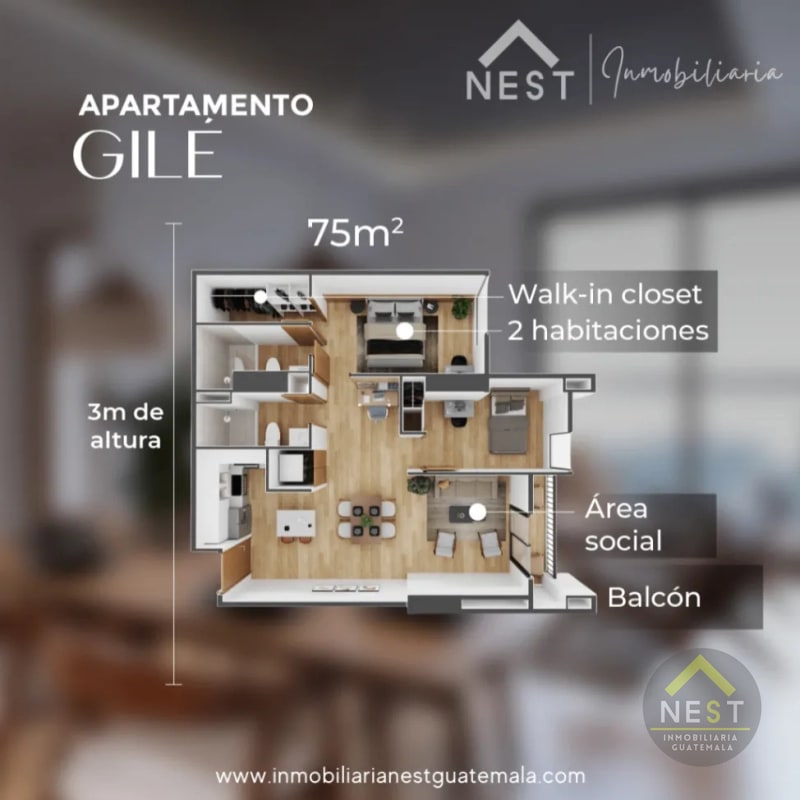 ZONA 11 - Edificio ENDORA | Apartamentos en PRE-VENTA de 2 habitaciones. ENGANCHE FRACCIONADO - 10