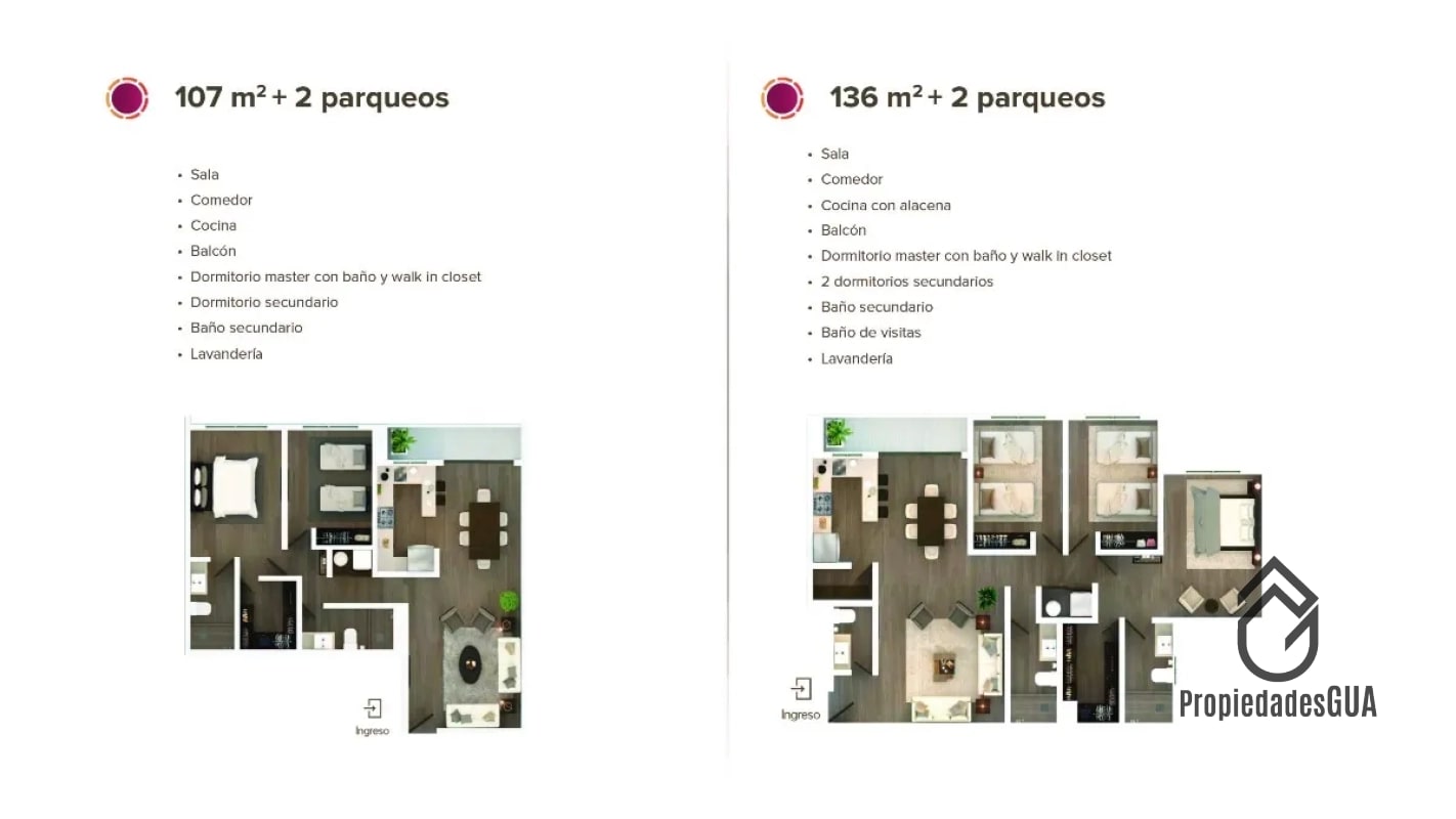 Apartamentos en Segheria zona 14 - parque urbano - 5