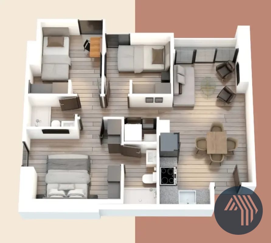 VENTA DE APARTAMENTO PARA ESTRENAR - ANDARES DOCE, ZONA 12 — Apartamento en Venta en Andares Doce, Zona 12, Guatemala, Ciudad — foto 2 de 17