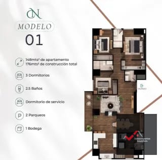 APARTAMENTOS EN PREVENTA ZONA 14 — Apartamento en Venta en Zona 14, Guatemala, Ciudad — miniatura 4 de 7