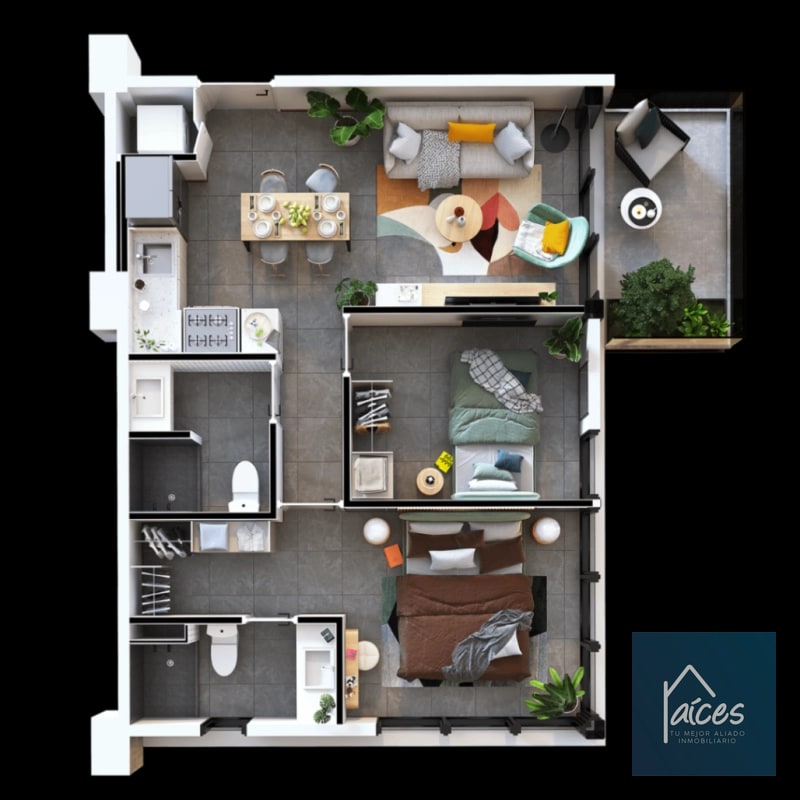 Apartamento en venta (para inversionista, Airbnb) QUINCE ESQUINA Zona 15 (D) - 9