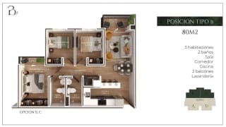 Apartamentos en Venta 3 Habitaciones Km. 24 CAES — Apartamento en Venta en km 21-25, Carretera a El Salvador, Guatemala, Ciudad — miniatura 9 de 10