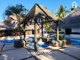 CASA FRENTE A PLAYA. AMUEBLADA - 3 HAB. / CARRETERA A MONTERRICO — Casa vacacional en Venta en Monterrico, Santa Rosa — miniatura 8 de 16
