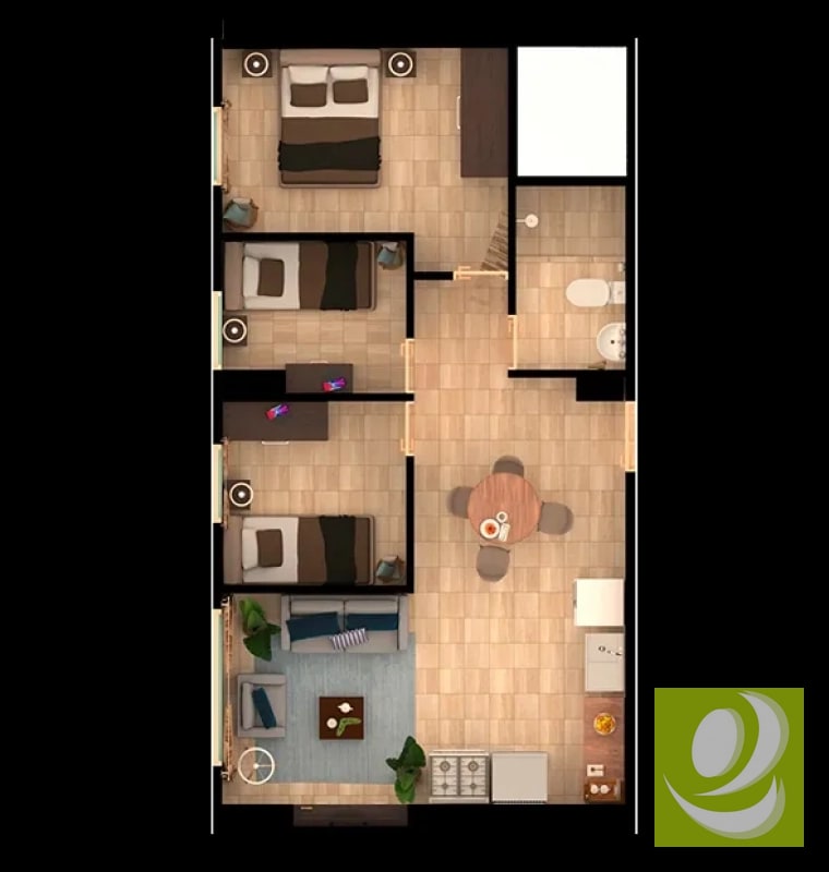 APARTAMENTO PARA ESTRENAR EN ZONA 11 – PROYECTO ELEVA ONCE - 2
