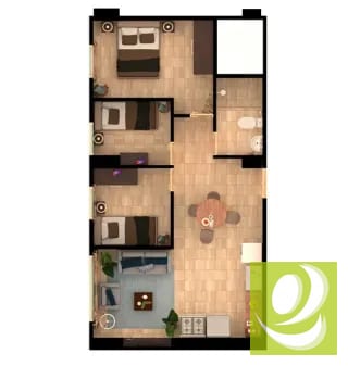 APARTAMENTO PARA ESTRENAR EN ZONA 11 – PROYECTO ELEVA ONCE — Apartamento en Venta en Zona 11, Guatemala, Ciudad — miniatura 3 de 10