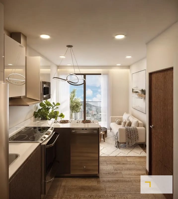Apartamento en venta de 1 habitación con balcón en zona 15 Vista Hermosa 1 — Apartamento en Venta en Vista Hermosa I, Zona 15, Guatemala, Ciudad — foto 1 de 14
