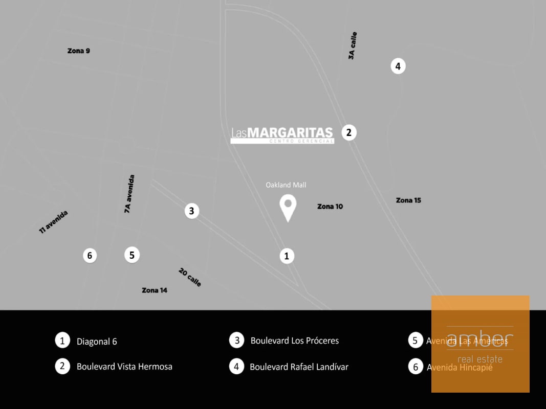 Oficinas en Las Margaritas, zona 10 - 1