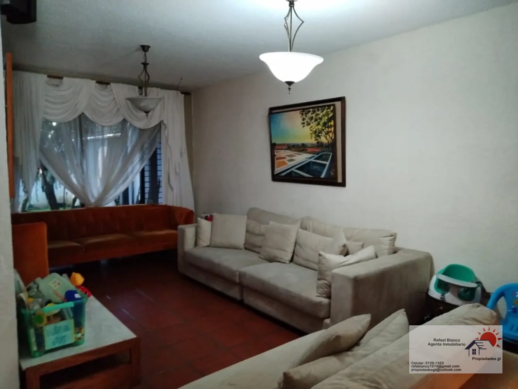 VENDO CASA SECTOR B4 MIXCO CDAD SAN CRISTOBAL REF.6752 *395M2, 4 HAB, 3 BAÑOS, 4 PARQUEOS, JARDIN, TERRAZA, US$329K* - 1