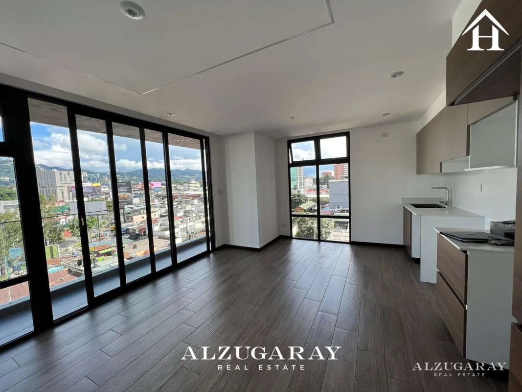 APTO NIVEL ALTO C/ VISTA 2 HAB. / EDIFICIO IQ10 Z.10 — Apartamento en Venta en Zona 10, Guatemala, Ciudad — foto 1 de 10
