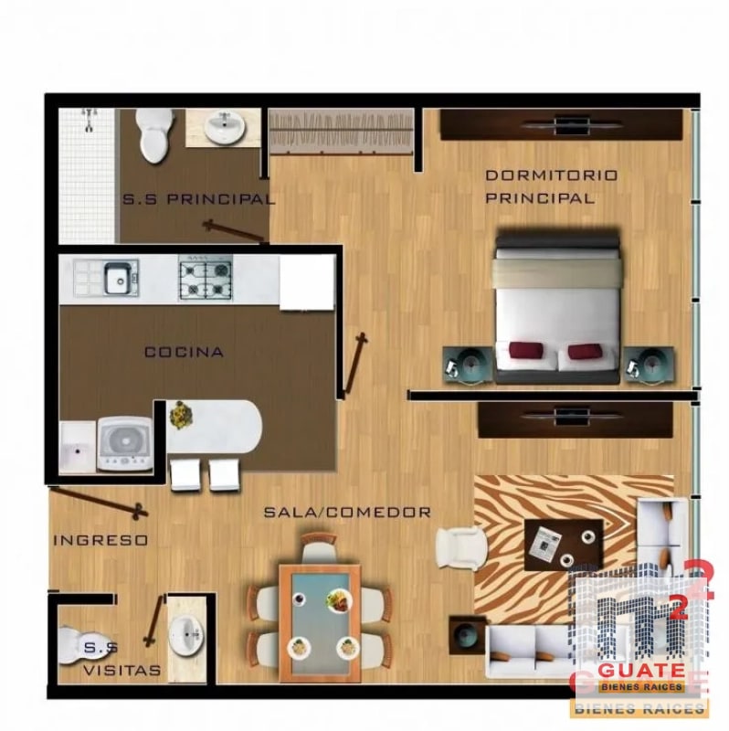 Apartamento en Renta, Zona 10 - 6