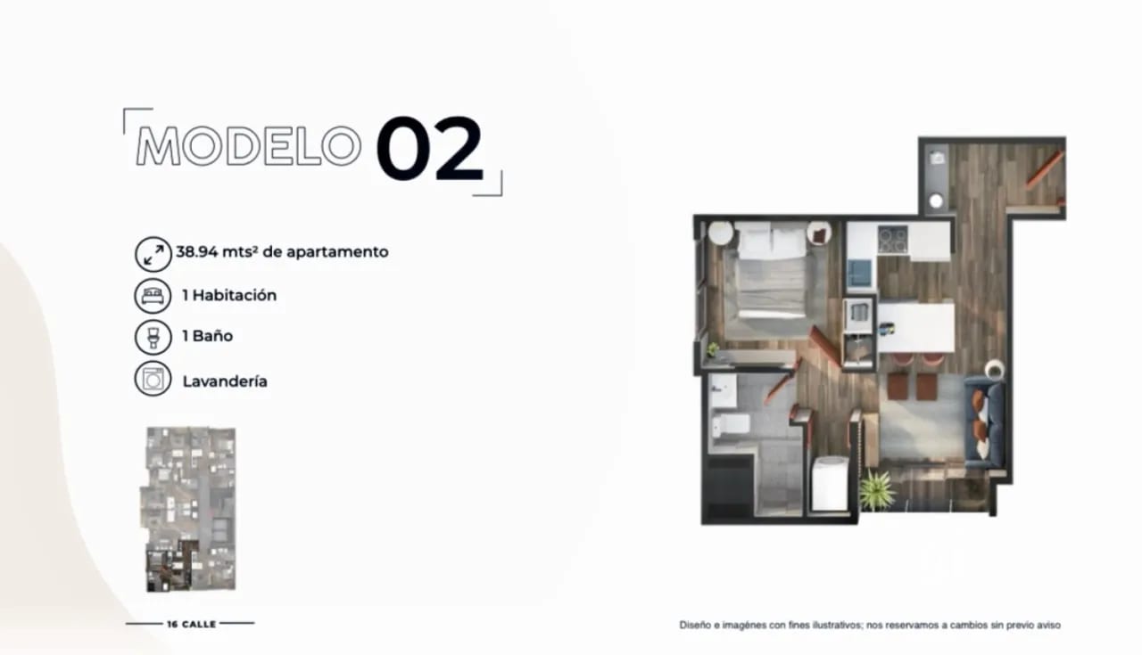 Apartamento para inversión 1 dormitorio, excelente ubicación — Apartamento en Venta en Zona 10, Guatemala, Ciudad — foto 2 de 5