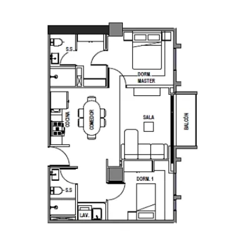 Apartamento en Venta Zona 10 — Apartamento en Venta en Zona 10, Guatemala, Ciudad — foto 2 de 8