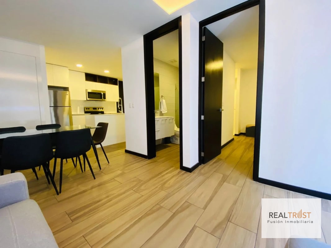 RENTO MODERNO APARTAMENTO AMUEBLADO EN ZONA 15, SECTOR DEL PARQUE, VISTA HERMOSA 1 - 5