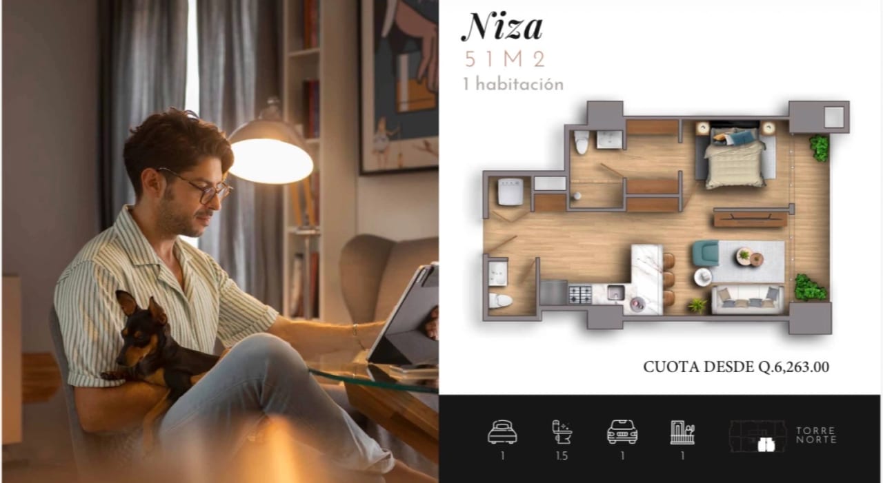 Apartamentos en planos en Edificio Vie Proceres! — Apartamento en Venta en Zona 10, Guatemala, Ciudad — foto 4 de 12