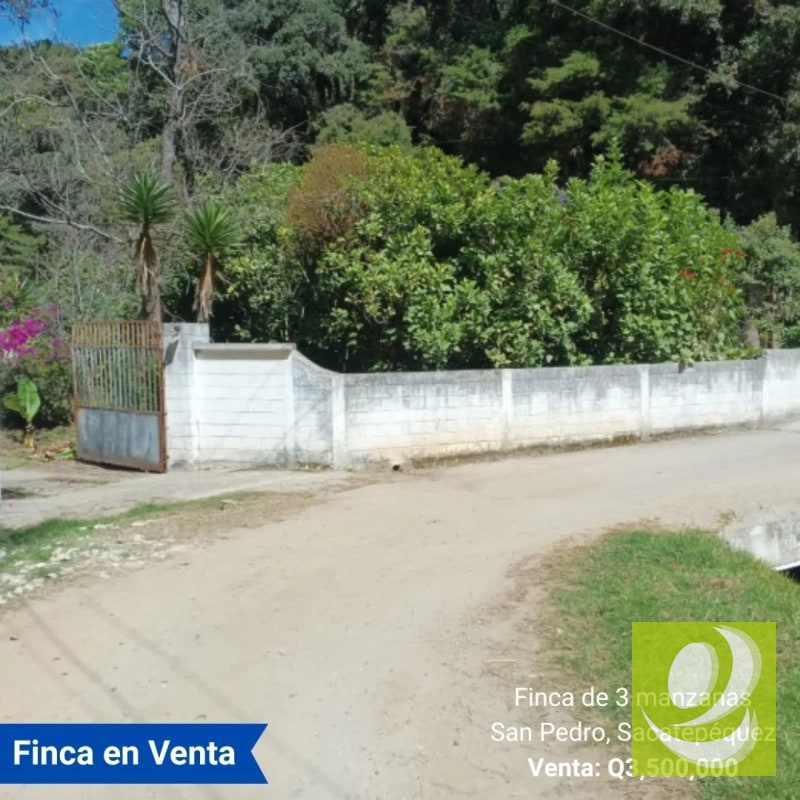 Finca en Venta de 3 manzanas San Pedro, Sacatepéquez - 7