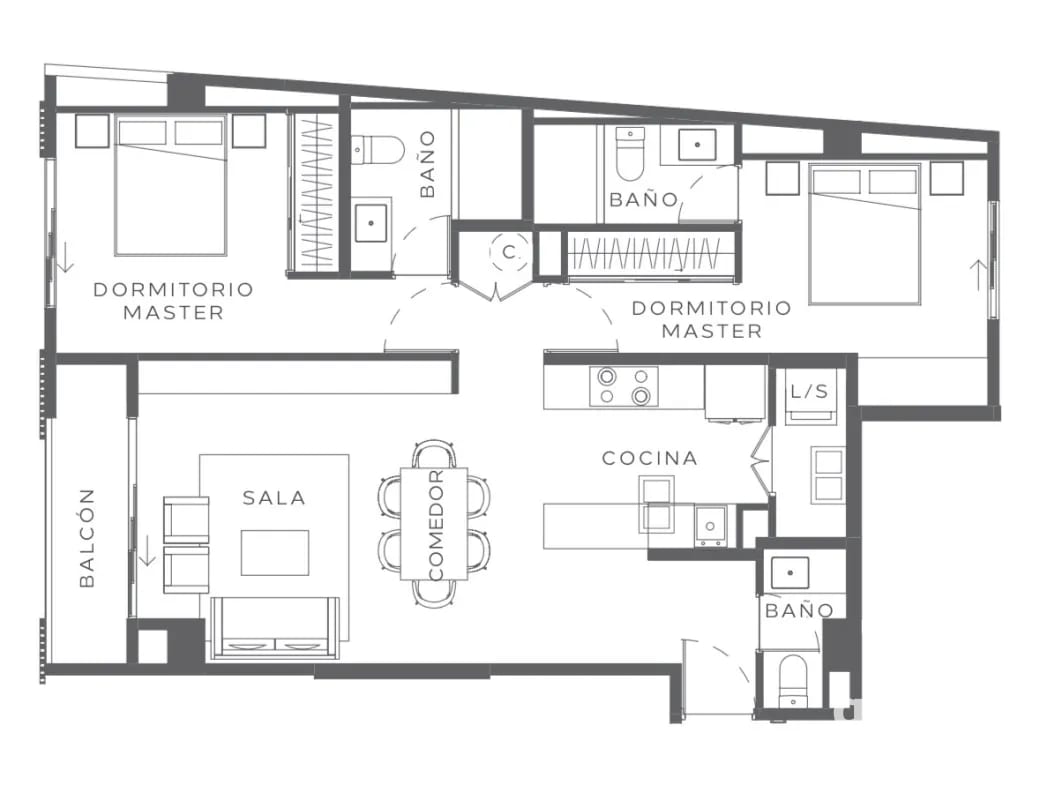 Apartamento de 2 dormitorios en venta en zona 13 — Apartamento en Venta en Zona 13, Guatemala, Ciudad — foto 7 de 17
