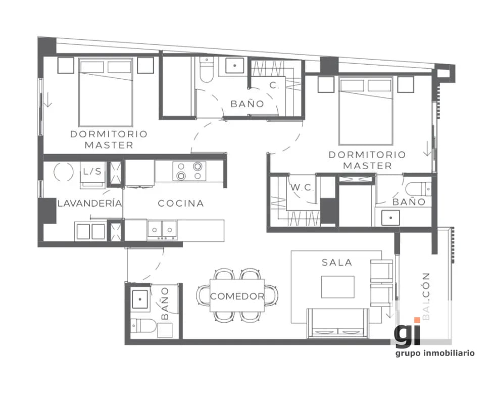 Apartamento de 2 dormitorios en venta en zona 13 — Apartamento en Venta en Zona 13, Guatemala, Ciudad — foto 7 de 10