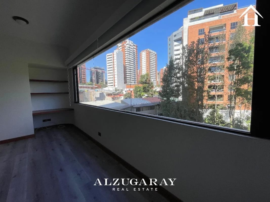 APTO AMPLIO C/ VISTA, Z.14 2 HAB. / EDIFICIO EXCLUSIVO — Apartamento en Alquiler en Zona 14, Guatemala, Ciudad — foto 3 de 13