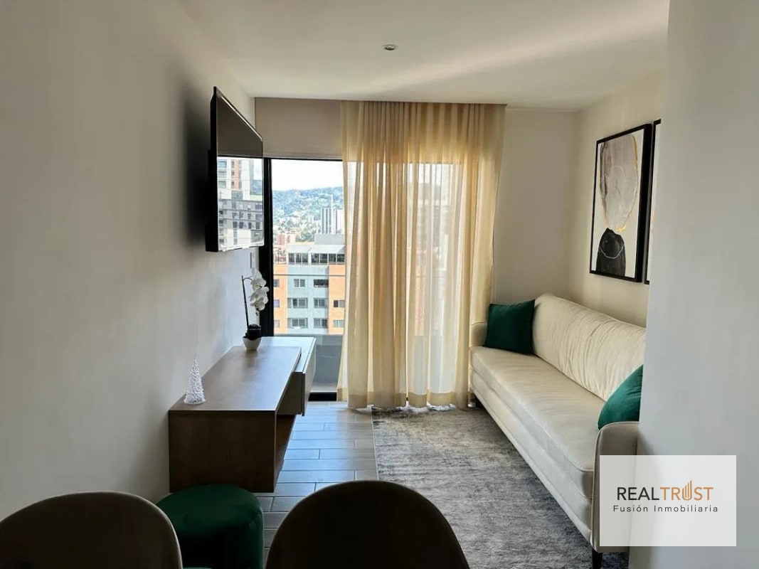 Apartamento amueblado zona 10 - 17