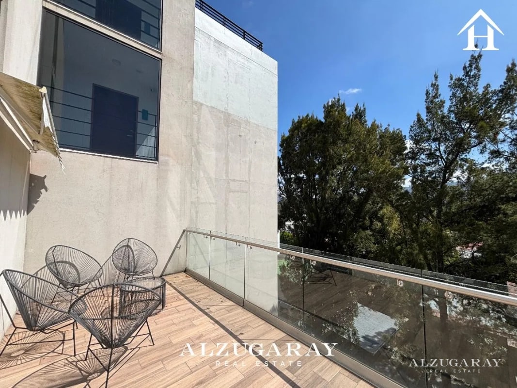 APTO. AMUEBLADO C/ TERRAZA 2 HAB / EDIFICIO BE 14, ZONA 14 — Apartamento en Alquiler en Be14, Zona 14, Guatemala, Ciudad — foto 4 de 11
