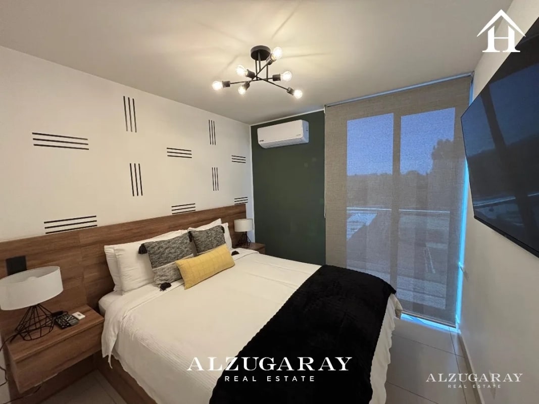 APTO. AMUEBLADO C/ TERRAZA 2 HAB / EDIFICIO BE 14, ZONA 14 — Apartamento en Alquiler en Be14, Zona 14, Guatemala, Ciudad — foto 5 de 11