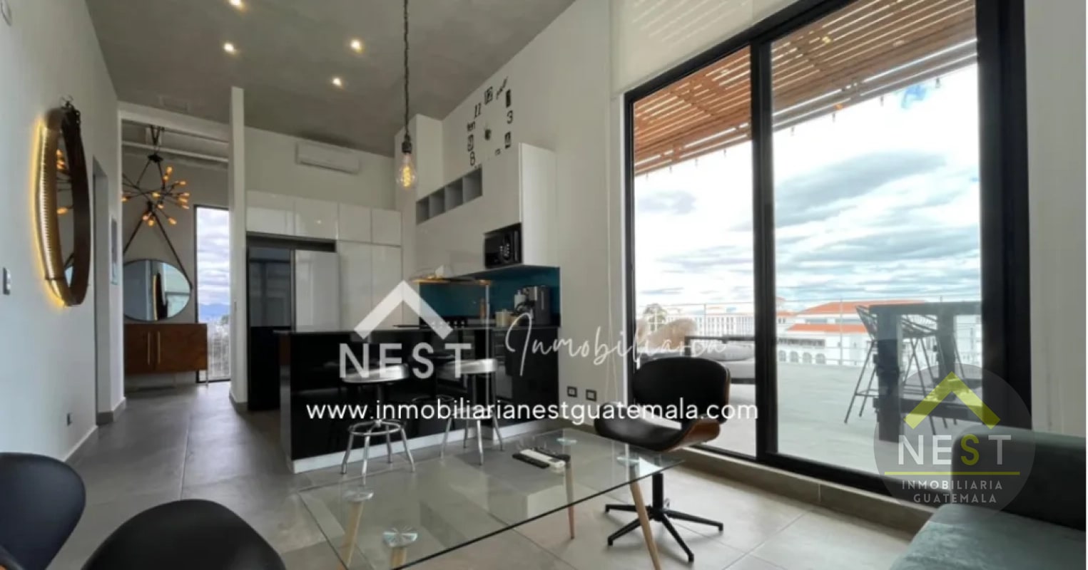 Penthouse amueblado con acabados de lujo y una terraza única, en Renta | SHIFT CAYALÁ - Zona 16 - 14