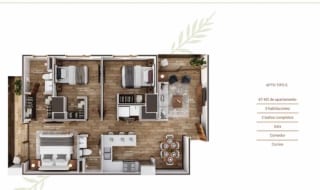 Apartamentos en venta Arbitare Americas zona 13 — Apartamento en Venta en Zona 13, Guatemala, Ciudad — miniatura 2 de 6