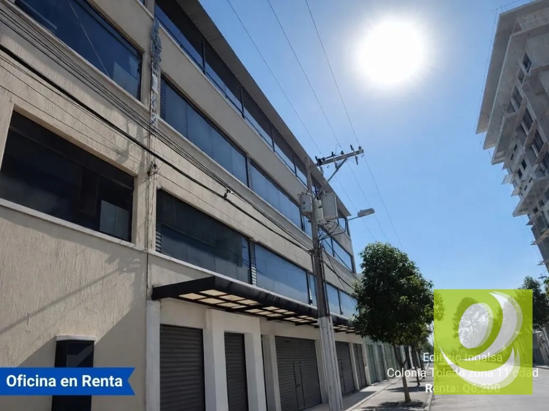 Oficina en Renta en Edificio Ingalsa zona 11 cdad - 9