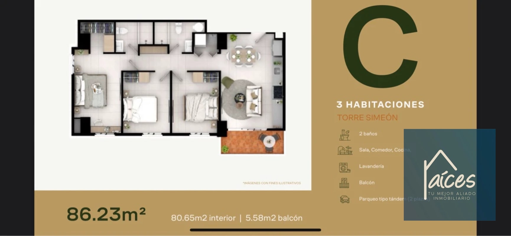 Apartamento estudio en venta MINERVA Zona 2 (D) - 10
