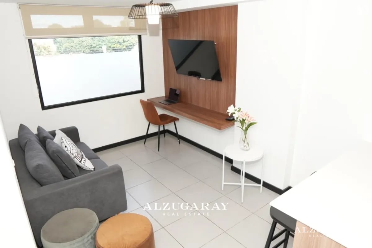 APTO. MODERNO, AMUEBLADO 2 HAB. /EDIFICIO MERAKI Z 14 — Apartamento en Venta en Meraki Z14, Zona 14, Guatemala, Ciudad — foto 1 de 10