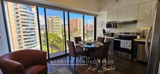 Apartamento en renta zona 10 Edificio Casa Clara amueblado de un dormitorio 50.88 m² + un parqueo — Apartamento en Alquiler en Casa Clara, Zona 10, Guatemala, Ciudad — miniatura 1 de 12