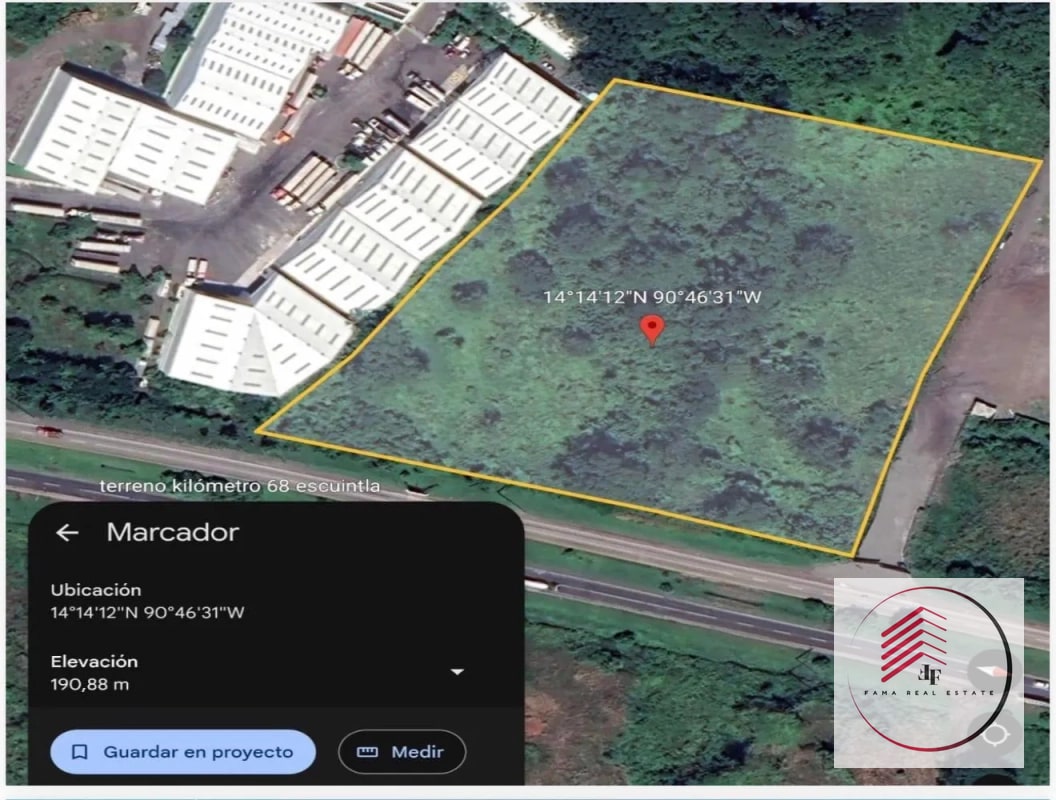 VENTA de terreno ruta a el puerto quetzal km 68 para desarrollo inmobiliario, centro comercial, residencial, complejo de bodegas etc. - 1