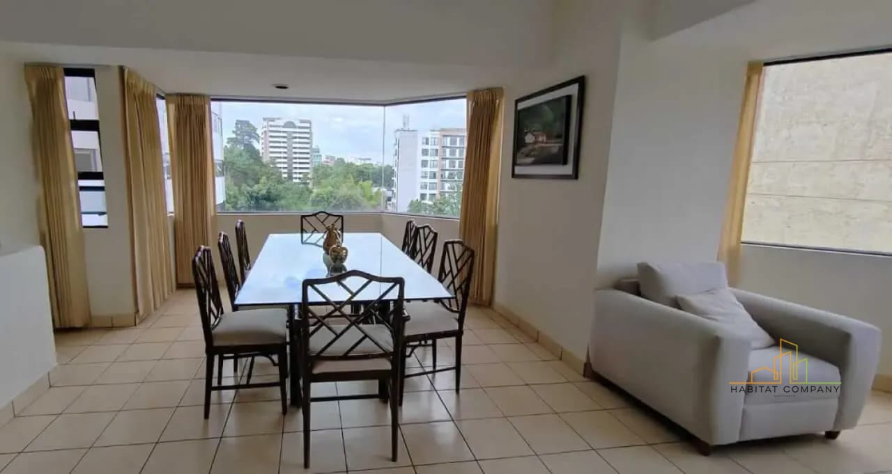 APARTAMENTO AMUEBLADO EN RENTA ZONA 14- 2dorm/1 parqueo — Apartamento en Alquiler en Villalbosque, Zona 14, Guatemala, Ciudad — foto 3 de 5