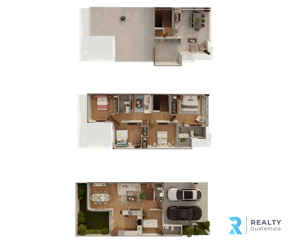 PROYECTO Casas en Condominio Persea de Arrazola, Carretera a El Salvador - 4