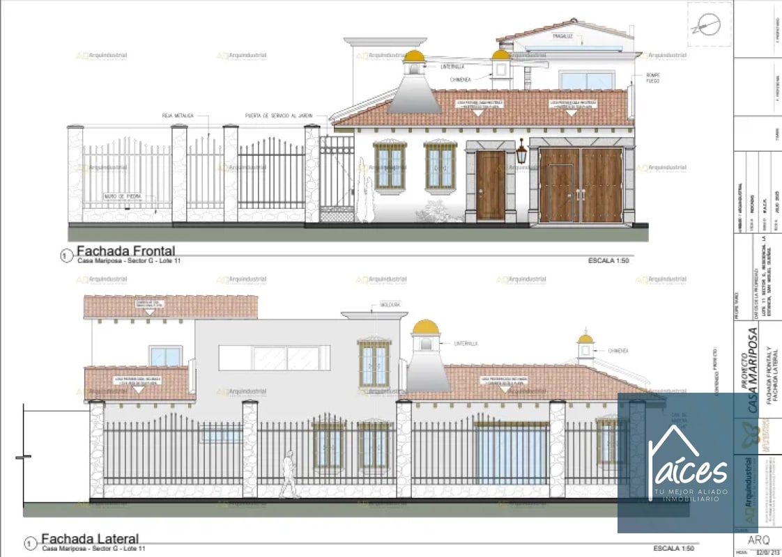 Casa en Venta Mariposas De La Estancia Modelo C Antigua Guatemala (D) - 1
