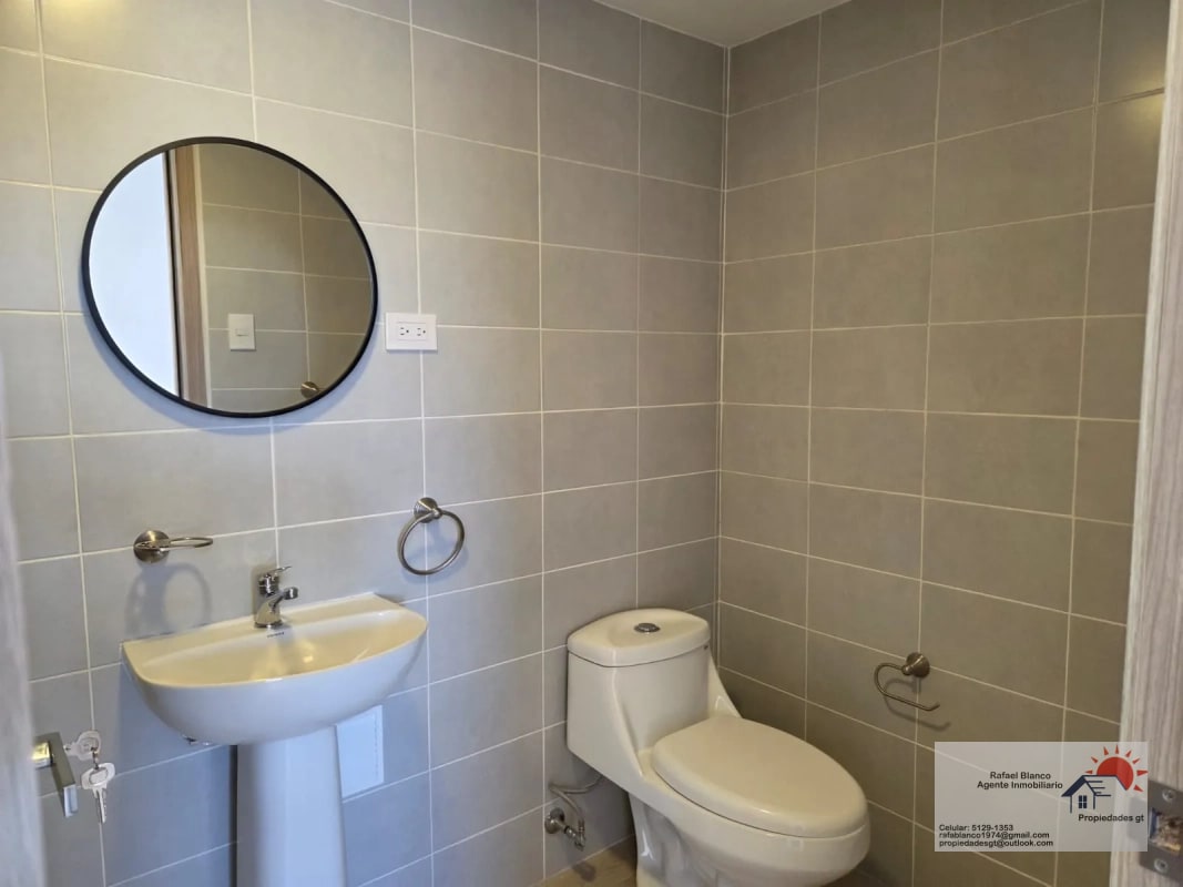 RENTO APTO Z.12 EDIF. ARMONIA REF.6901 *70M2, 3 HAB, 2 BAÑOS, 2 PARQUEOS, BODEGA, LINEA BLANCA Q.6000 NEG.* - 11