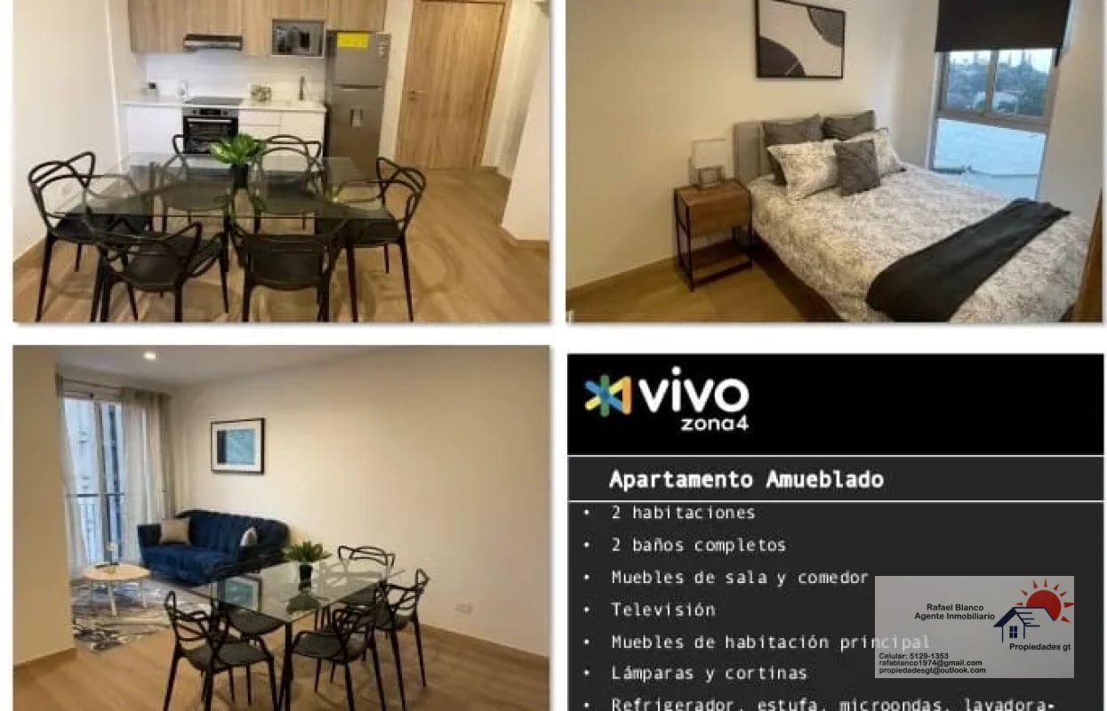 RENTO APTO AMUEBLADO DE 2 HAB EDIF. VIVO ZONA 4 REF.6838 - 13