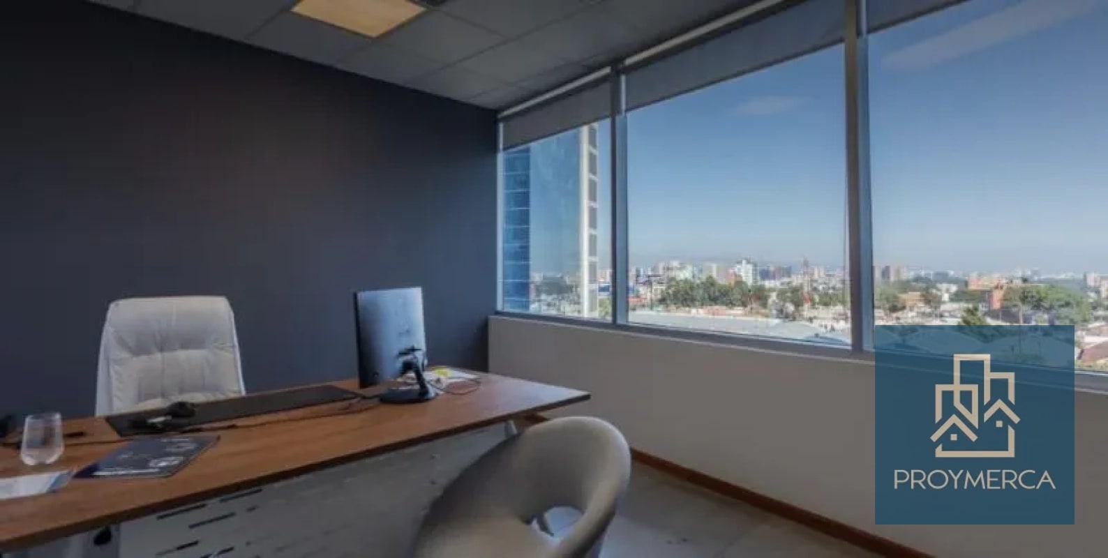Oficina amueblada y tabicada en venta, Edificio Zona Pradera Zona 10 - 11