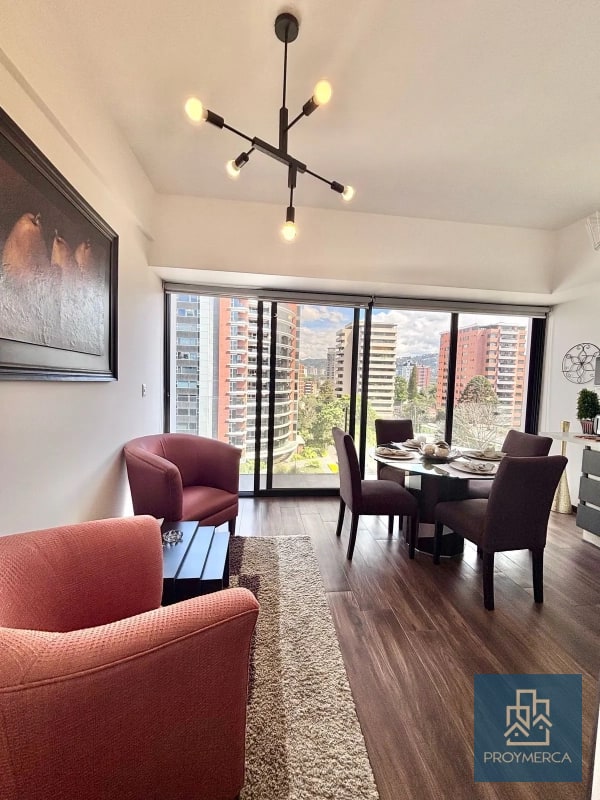 Apartamento amueblado en alquiler, Casa Clara Zona 10 - 12