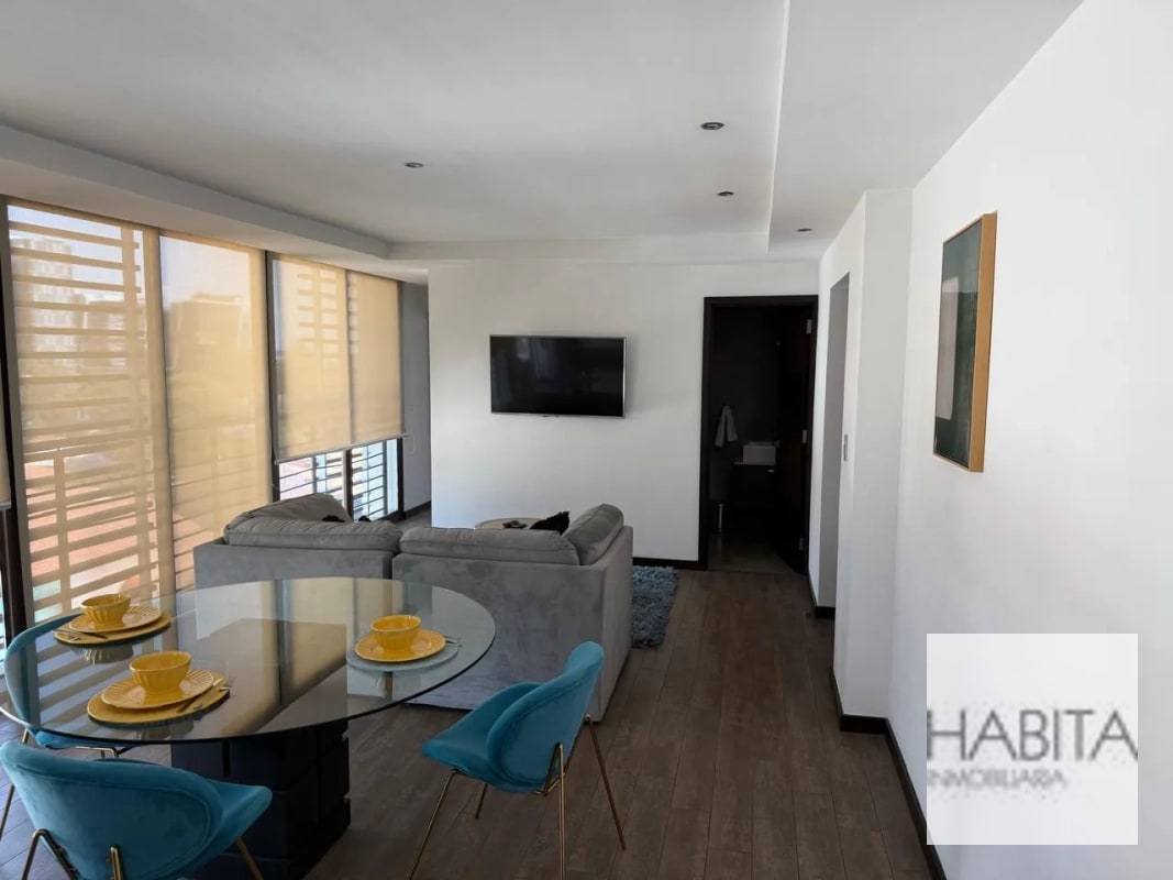 Apartamento Amueblado de 1 habitación en Alquiler, zona 10 - 1