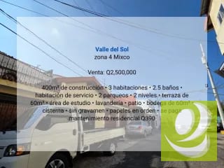 Casa en Venta en Valle del Sol zona 2 Mixco — Casa en Venta en Zona 2 Mixco, Guatemala, Ciudad — miniatura 3 de 10