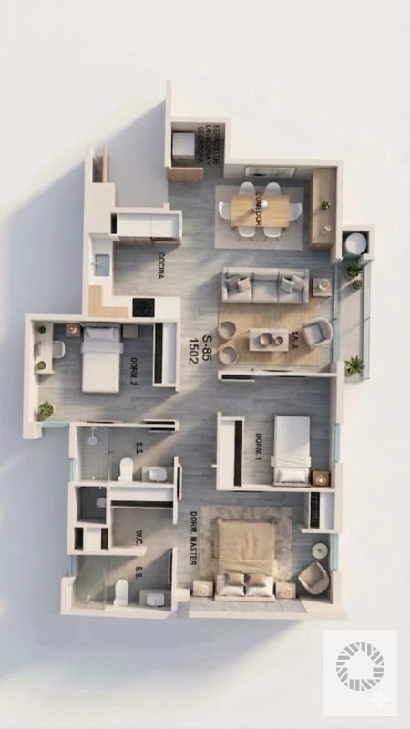 Apartamento Parque 10 - 1