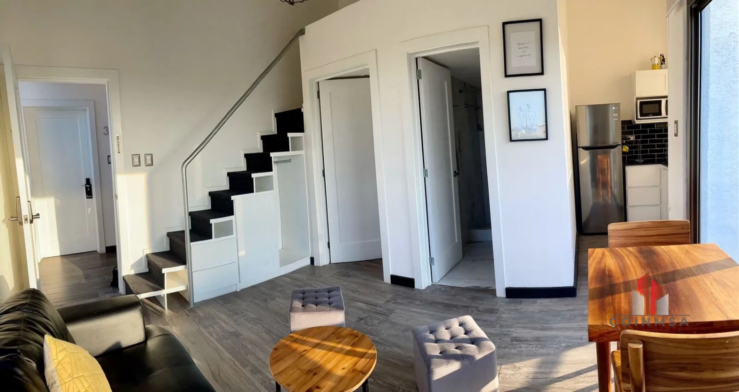 Apartamento amueblado Tipo Loft en renta zona 15 / Adamant - 11
