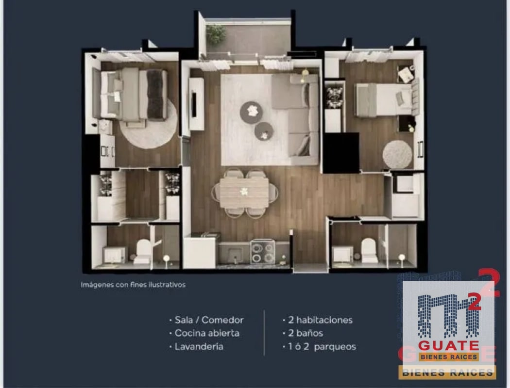 Apartamento en Venta, Zona 10 - 1